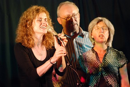 Cathie Ryan,  Mike Austen and Pat Batty