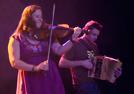 Bryony Griffith and Will Hampson