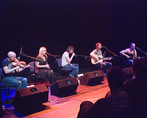 John McCusker, Heidi Talbot, Roddy Woomble, Kris Drever and Boo Hewerdine