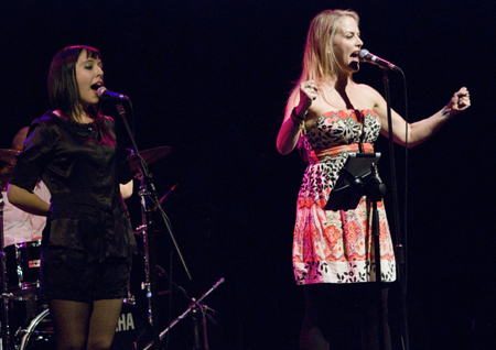 Eve Selis with Sarah De La Isla 