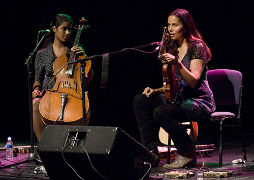 Leyla McCalla and Rhiannon Giddens 