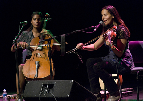 Leyla McCalla and Rhiannon Giddens 