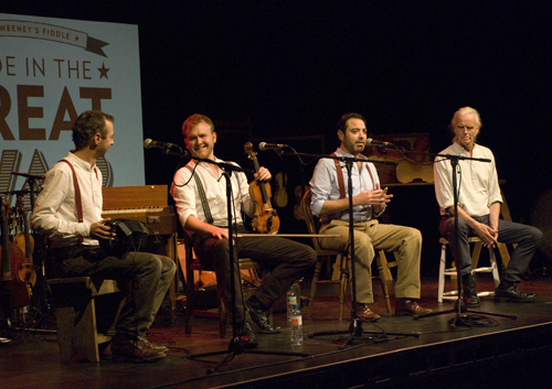 Robert Harbron, Sam Sweeney, Paul Sartin and Hugh Lupton