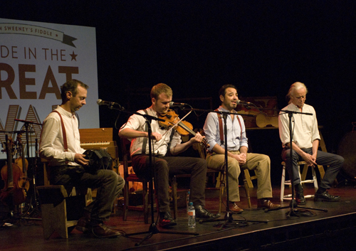 Robert Harbron, Sam Sweeney, Paul Sartin and Hugh Lupton