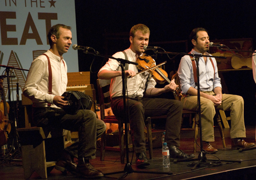 Robert Harbron, Sam Sweeney and Paul Sartin