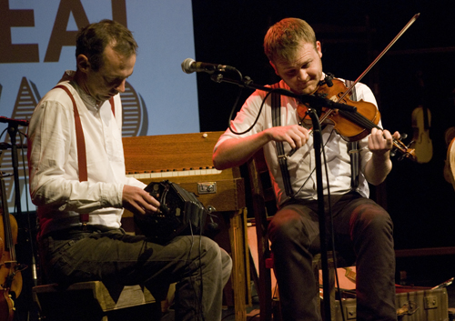 Robert Harbron and Sam Sweeney