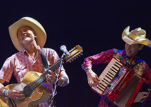 Paul Young and Steve ‘Woody’ Oakham 