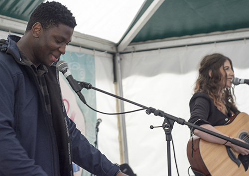 Tobi Afolabi and Katie O'Malley