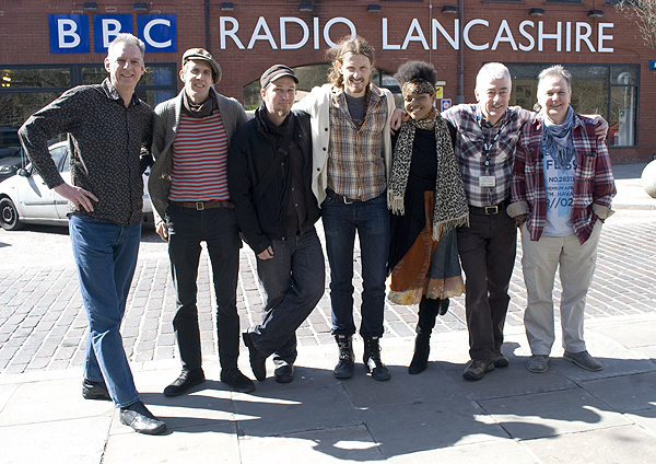 Seamus Heffernan, Will Waghorn, Peter Mulvey, JT Nero,Alison Russell, Phil Brown and Hedley Jones