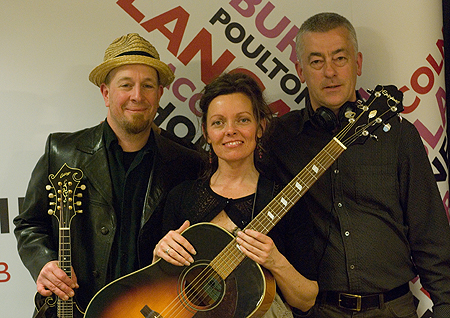 Rachel Harrington and Zak Borden with Phil Brown