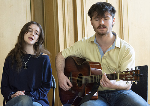 Rose Marsden and Luke Hart